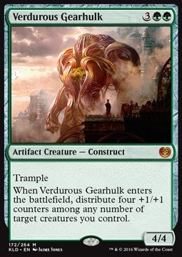 Verdurous Gearhulk (begagnat kort, EX/NM)