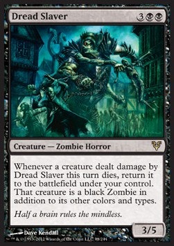 Dread Slaver (begagnat kort, EX/NM)