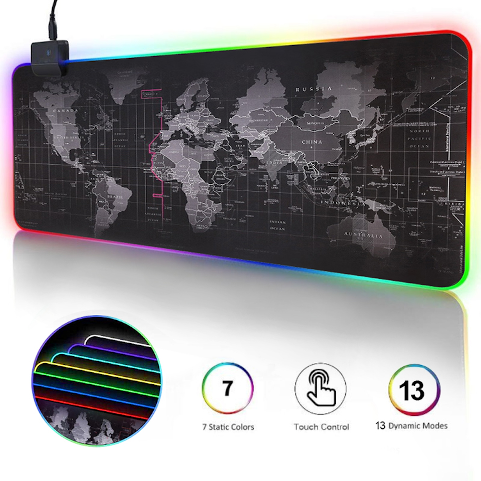 Pro Gaming Musmatta LED XXL Världskarta - Ly.se - Smarta saker till de  bästa priserna