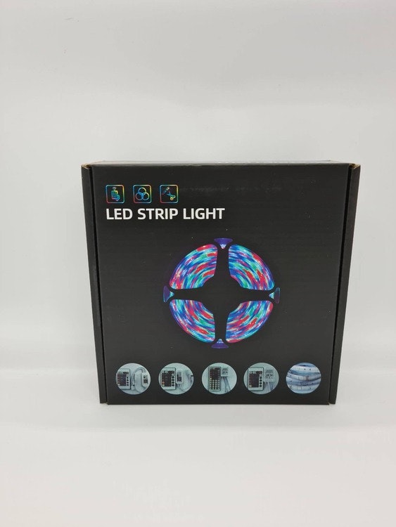 LED strip 5 meter med indendørs fjernbetjening