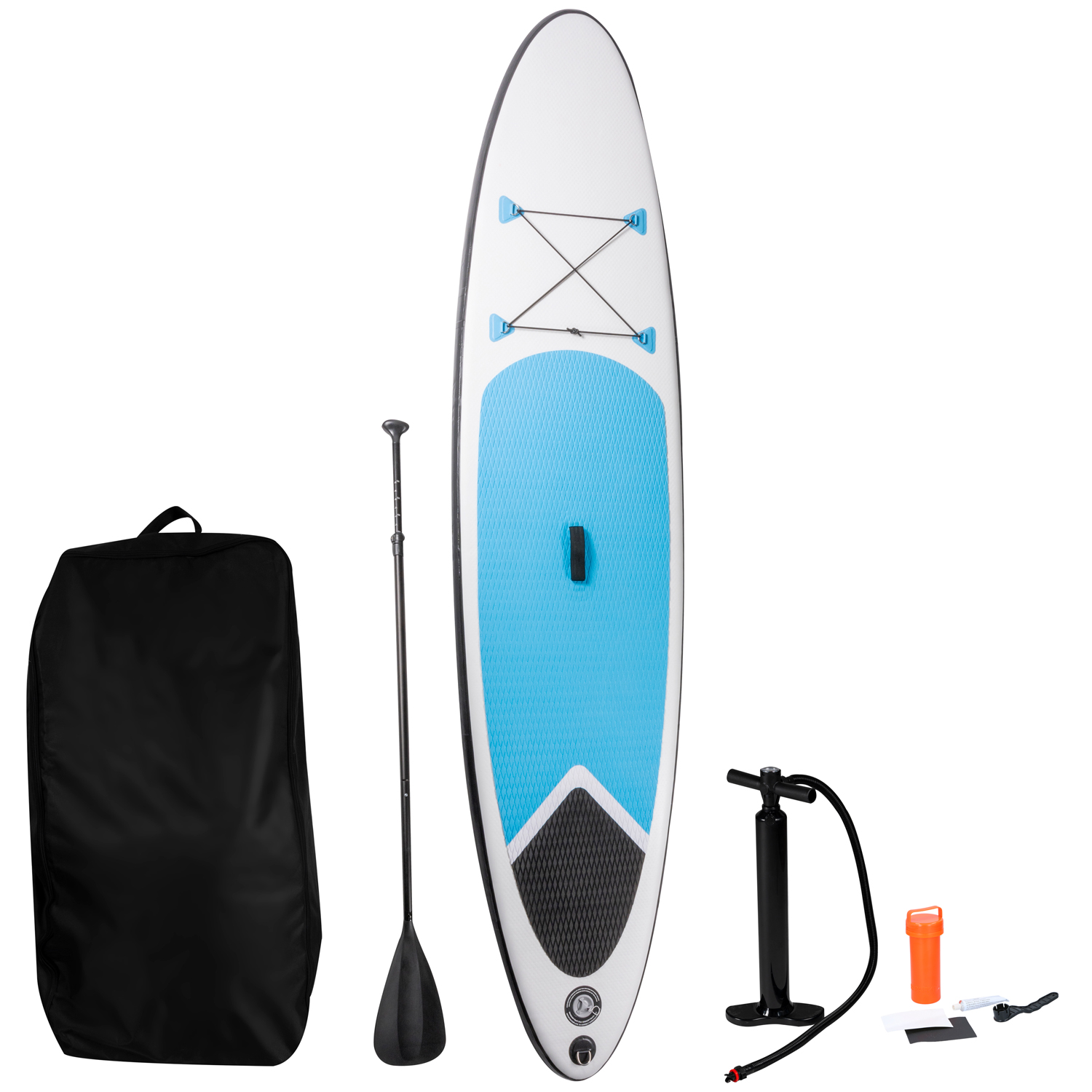 *B-WARE* Stand Up Paddle Surf Board Paddelboard SUP aufblasbar 305cm Set Pumpe 