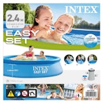 Intex Easy Set Pool med patronfilterpump 244x61cm
