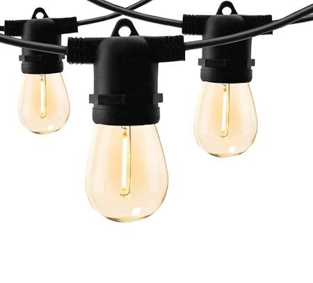 Premium Ljusslinga utomhus - Utebelysning 10-100 meter med utbytbara E27 LED lampor