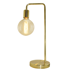 Modern bordslampa guldfärgad - Orelia