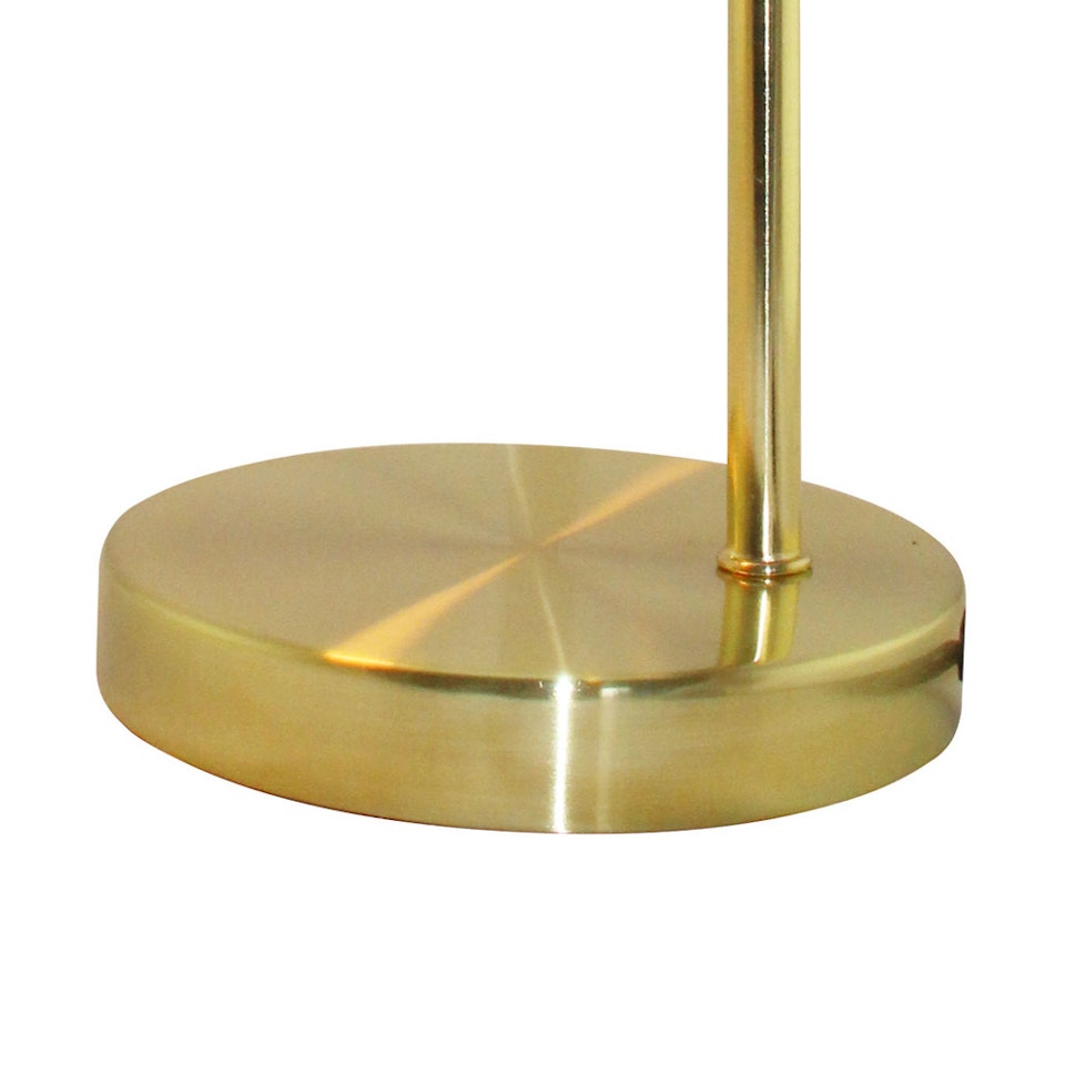 Modern bordslampa guldfärgad - Orelia