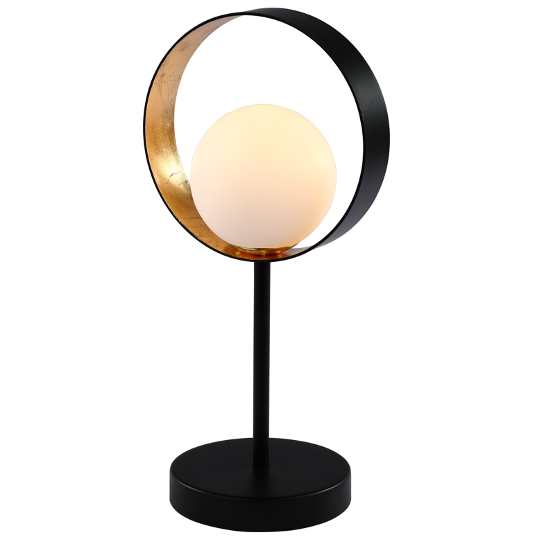 Bordslampa svart och guldfärgad G9 sockel – Carlie
