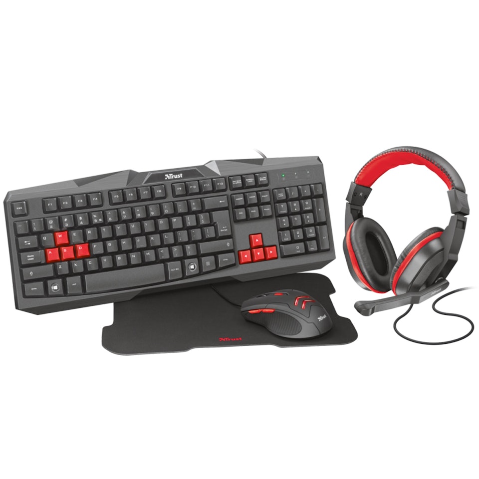 TRUST 4-in-1 Gamingpaket