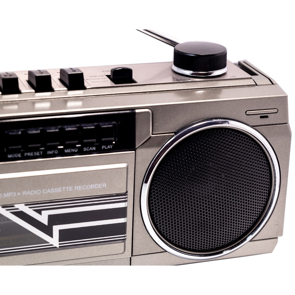 Soundmaster SRR70TI Retro Kassettradio med Bluetooth USB/SD