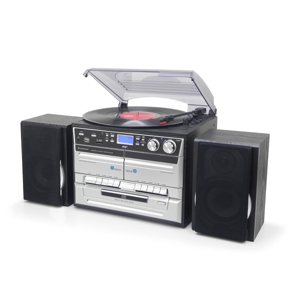 Soundmaster MCD 5550 Stereo CD/Vinyl/Tape/Bluetooth