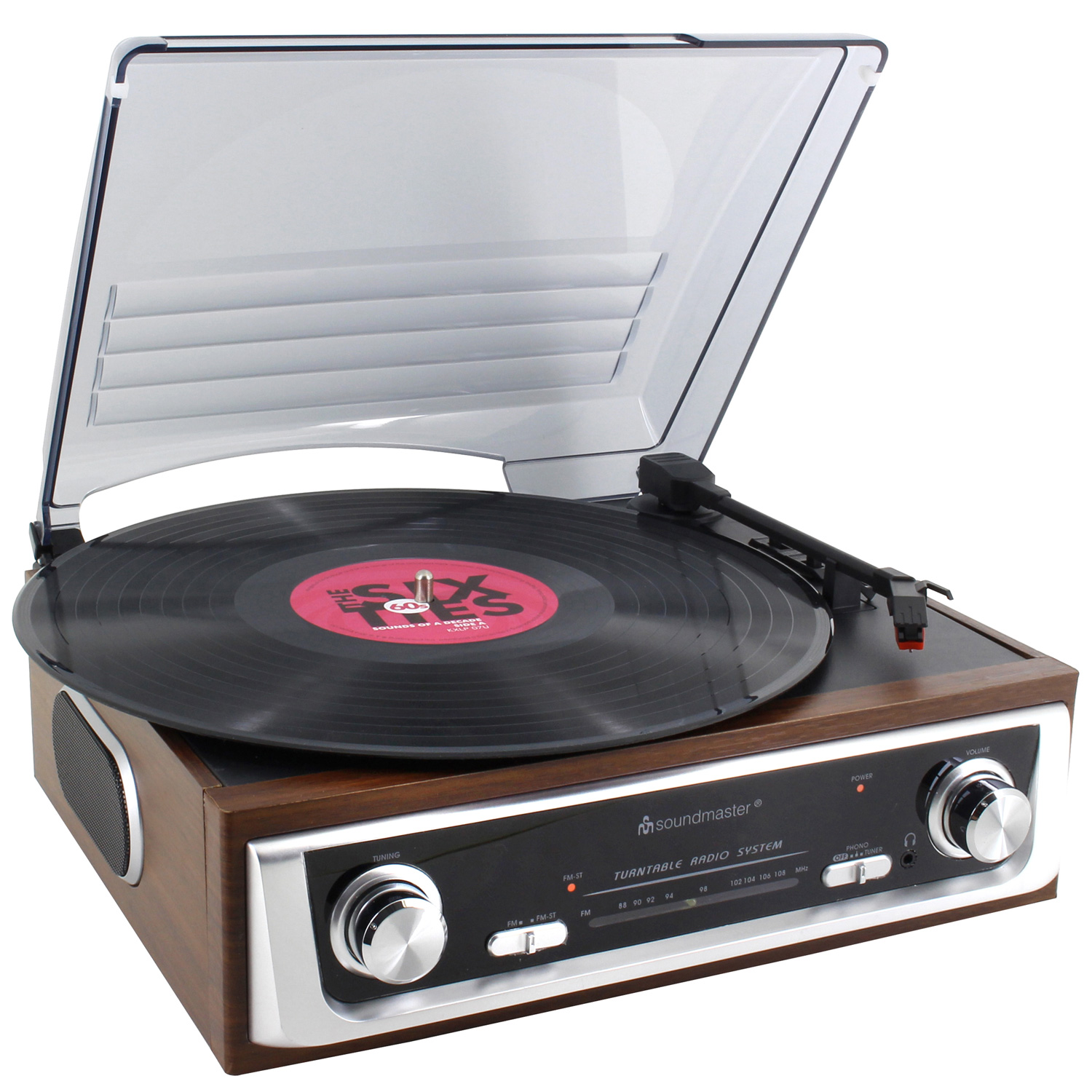 Soundmaster vinyl Skivspelare PL196H