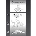 Soundmaster Pickup 33/45/78 vinyl och stenkakor