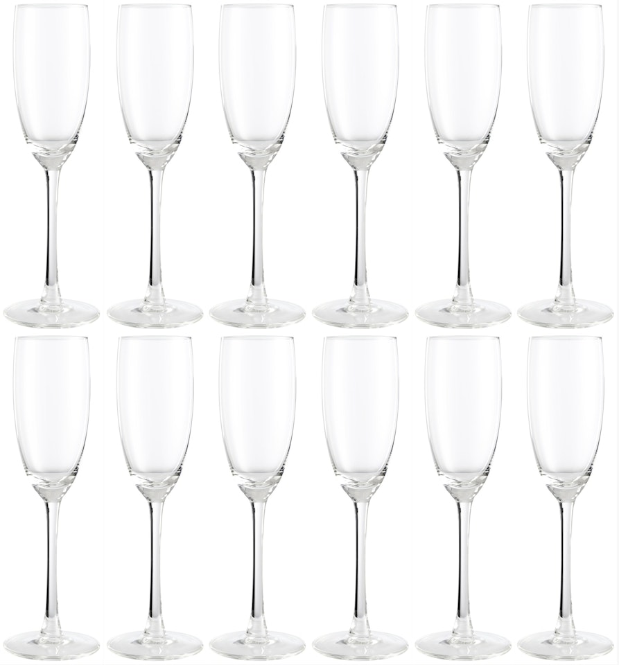 Vackra Champagneglas 18 cl - 12-pack