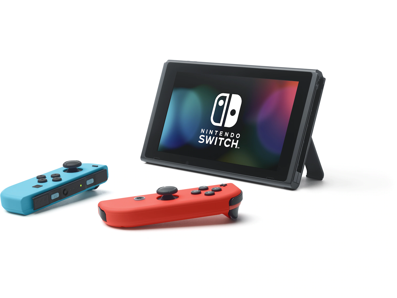 Nintendo Switch 2022 modell - Neon/röd/blå
