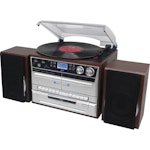 Soundmaster MCD5550DBR Stereo CD/Vinyl/Tape/Bluetooth