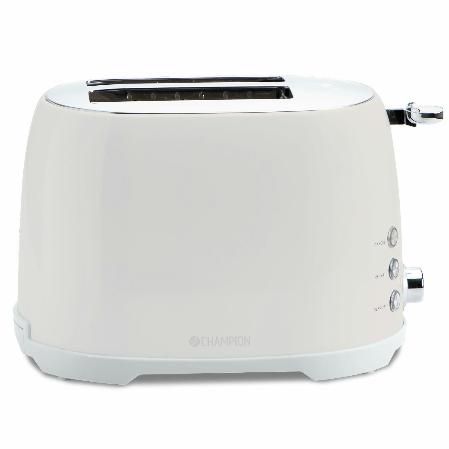 Champion Brödrost 2 skivor Creme White