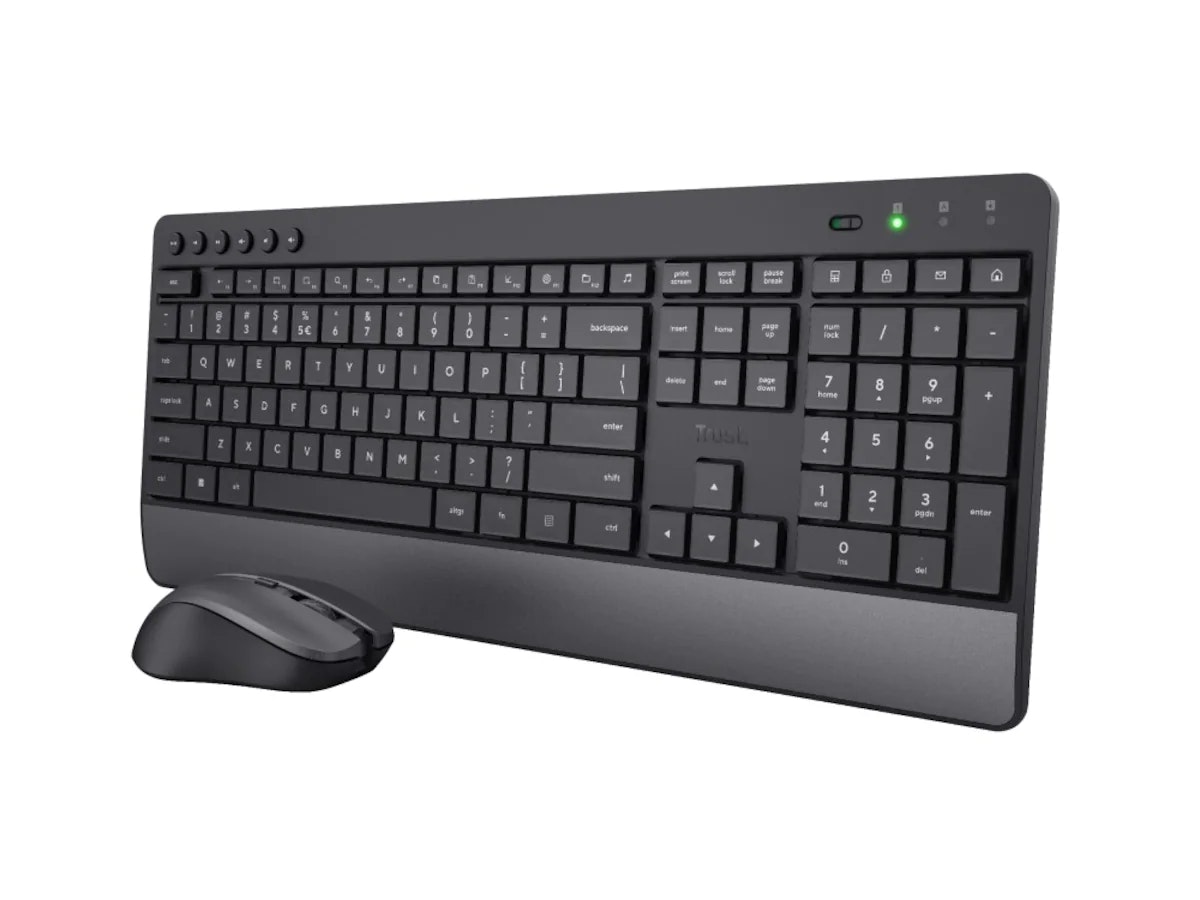Trust TKM-450 trådlöst tangentbord och mus ECO Svart - Ly.se - Smarta saker  till de bästa priserna