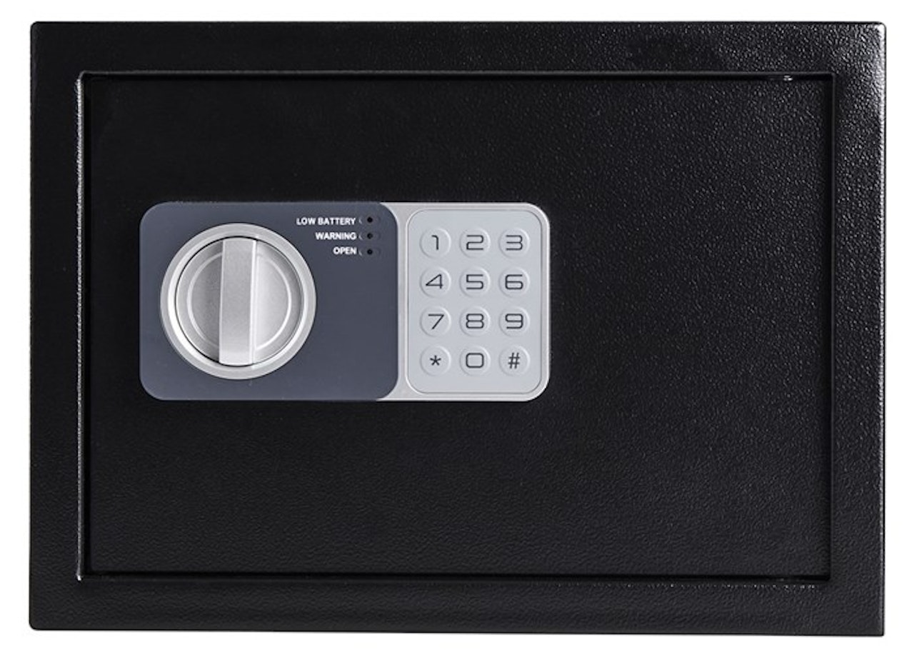 Nortech elektronisk safetybox - kassaskåp 35x25x25cm