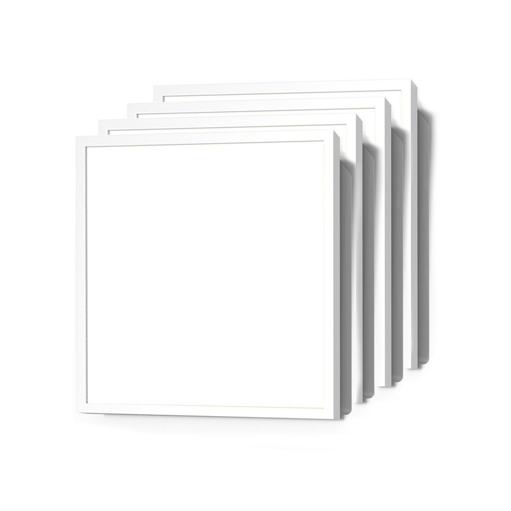Set med 4 st LED-paneler, 60x60cm – UGR