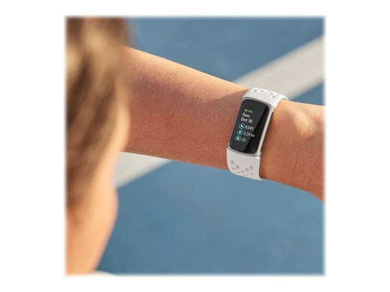 Fitbit Charge 5 Lunar-White