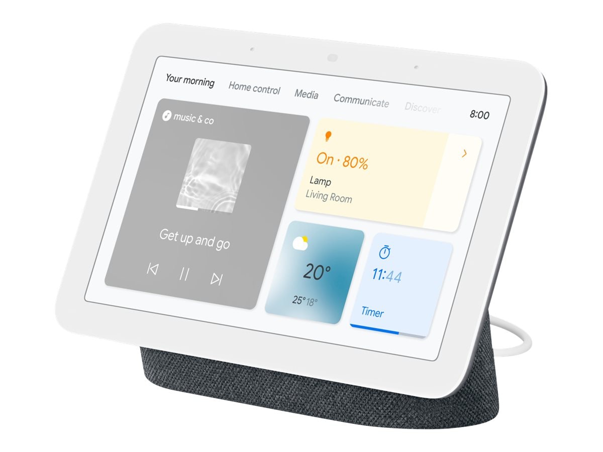 Google Nest Hub (2nd Gen) Smart display Kolsvart - Ly.se - Smarta saker  till de bästa priserna