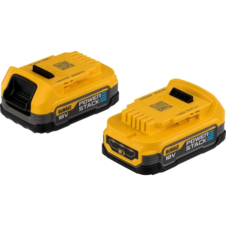 DeWalt DCBP034E2-XJ Powerstack 2x 18V 1,7Ah Batteripack