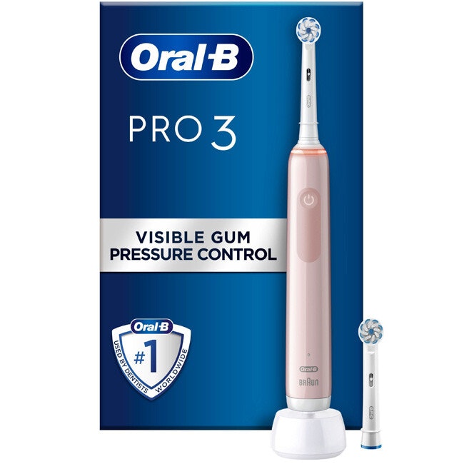 Oral B Eltandborste Pro3 3400N Pink Sensi