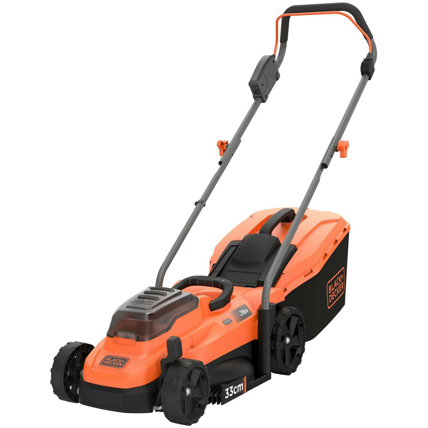 Black & Decker Gräsklippare 18V 33cm utan Batteri Kompakt