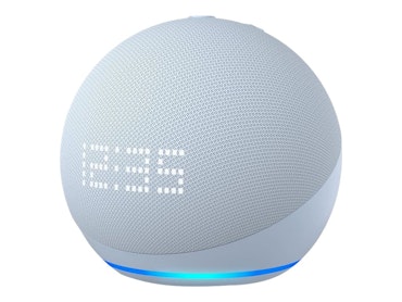 Amazon Echo Dot (5th Generation) Smart Högtalare med klocka Gråblå