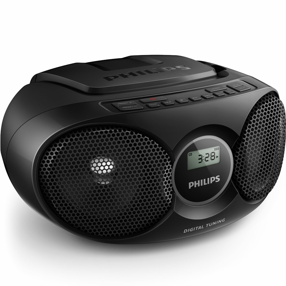Philips Boombox AZ215B CD/FM-radio Svart