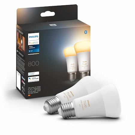 Philips Hue White Ambiance E27 2-pack