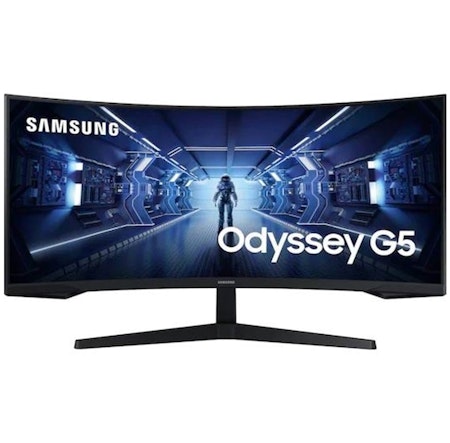Samsung Odyssey G5 C34G55TWWU 34" Ultrawide Välvd Gamingskärm