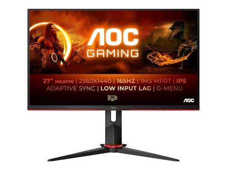 AOC Gaming Q27G2S 27" 2560 x 1440 HDMI DisplayPort 165Hz Pivotskärm