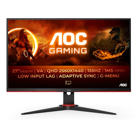 AOC Gaming Q27G2E/BK 27" 2560 x 1440 HDMI