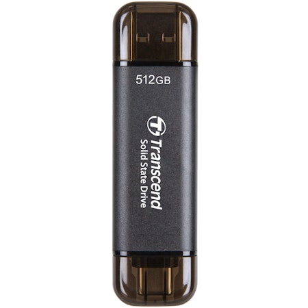 Transcend Portabel SSD ESD310C USB-C 512 GB (R1050/W950) Svart