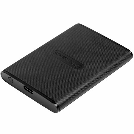 Transcend Portabel SSD ESD270C USB-C 2TB (R520/W460) Svart
