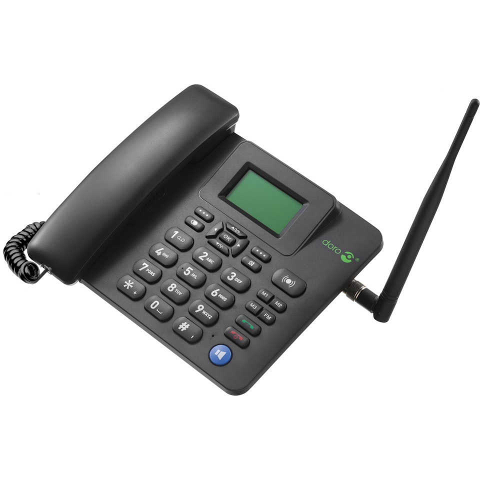 Doro 4100H 4G Desk Phone - Svart