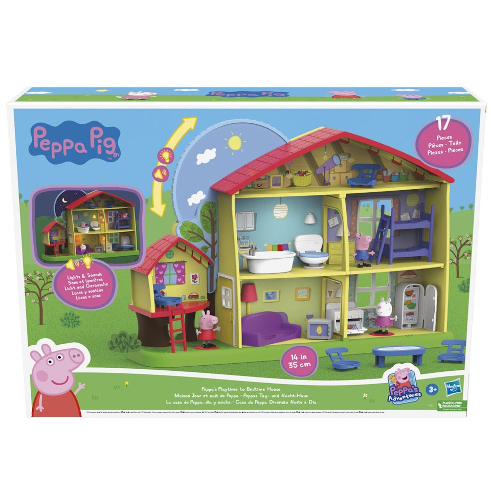 Hasbro Peppa Pig Peppa's Playtime to Bedtime House