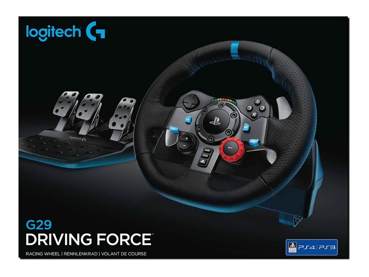 Logitech G29 Driving Force för PS3 och PS4