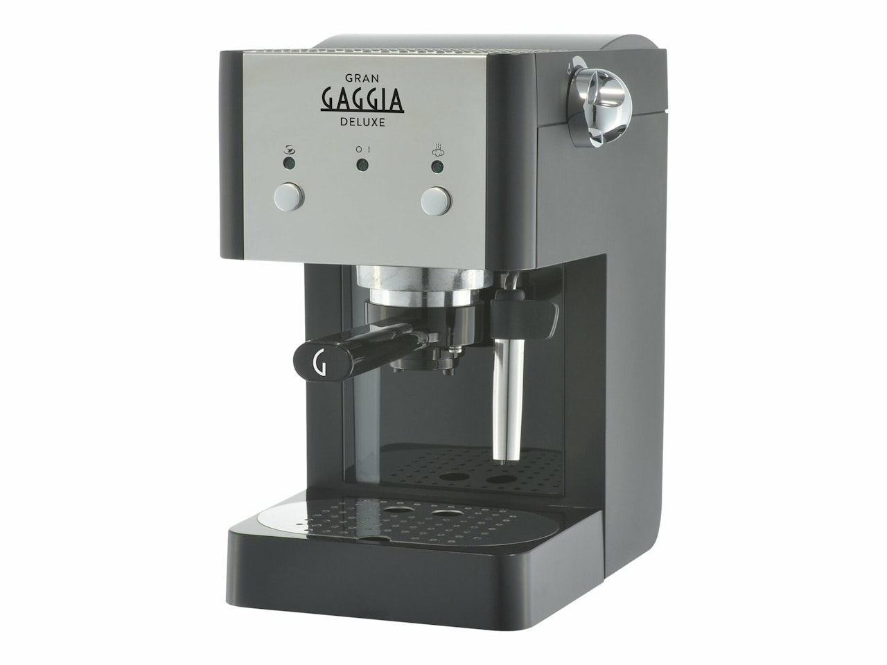 Gran Gaggia Deluxe RI8425 kaffemaskin Svart/krom