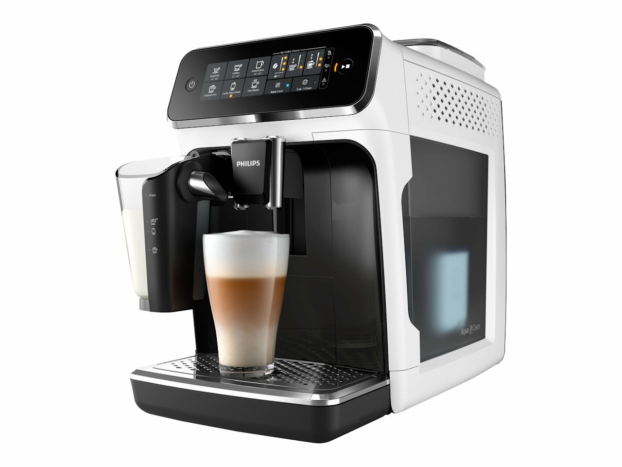 Philips Series 3200 EP3243 Automatisk kaffemaskin Vit/Svart