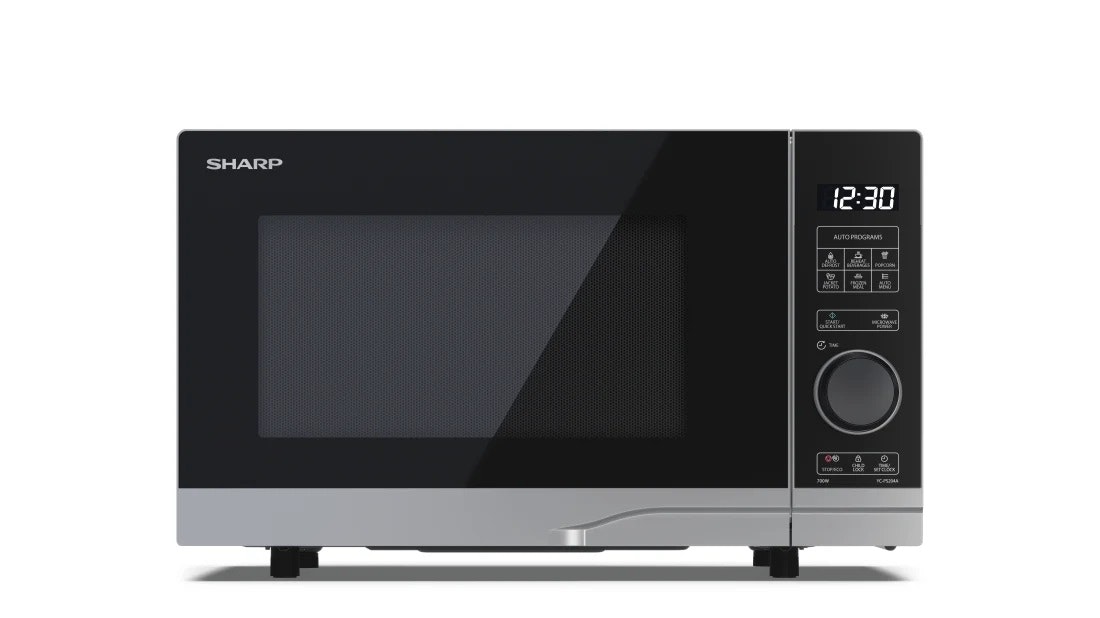 SHARP YC-PS204AE-S Mikrovågsugn Fristående 700W 20 liter Silver