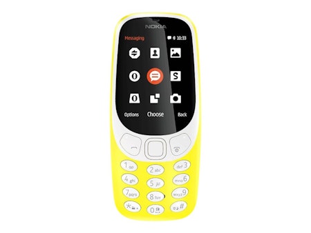 Nokia 3310 Dual SIM 2.4 16MB Gul