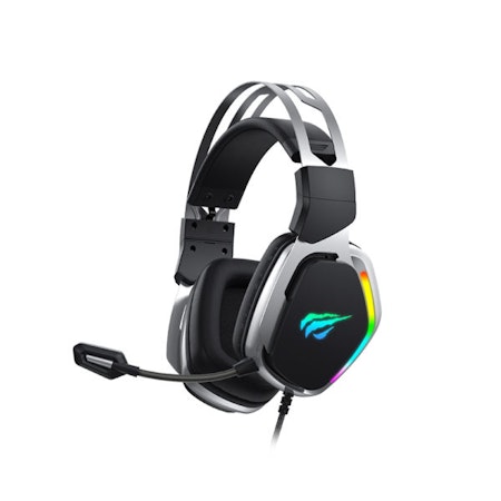 Havit Gaming Headset H2018U Svart/Silver RGB