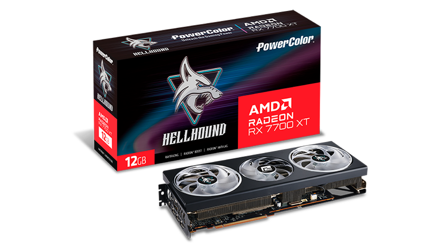 PowerColor Hellhound Radeon RX 7700 XT 12GB