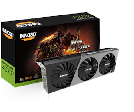 Inno3D GeForce RTX 4070 Ti X3 OC 12GB