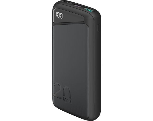 Goobay Powerbank 20000 mAh – snabbladdare (USB-C PD, QC 3.0)