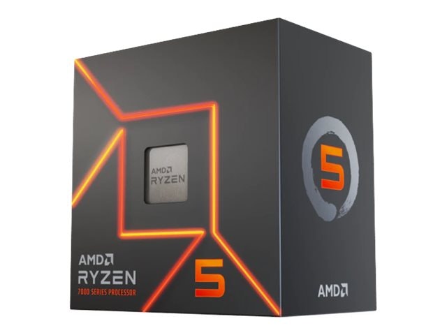 AMD CPU Ryzen 5 7600 3,8 GHz 6 kärnor AM5 (TRAY – med kylare)