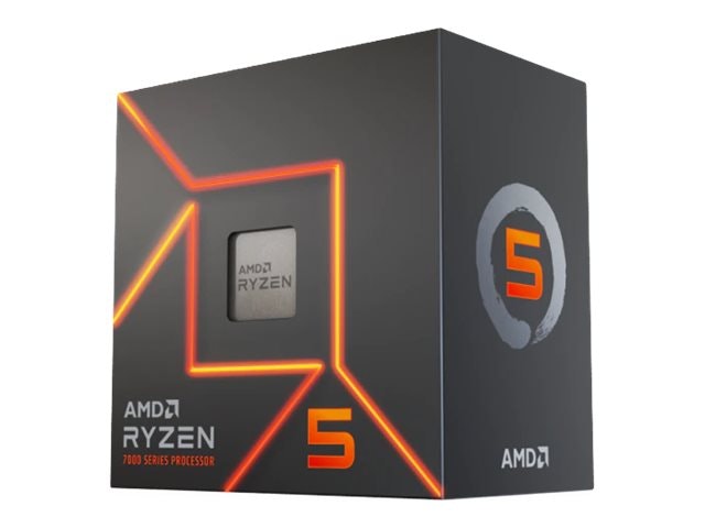 AMD CPU Ryzen 5 7600 3,8 GHz 6 kärnor AM5 (TRAY - med kylare)