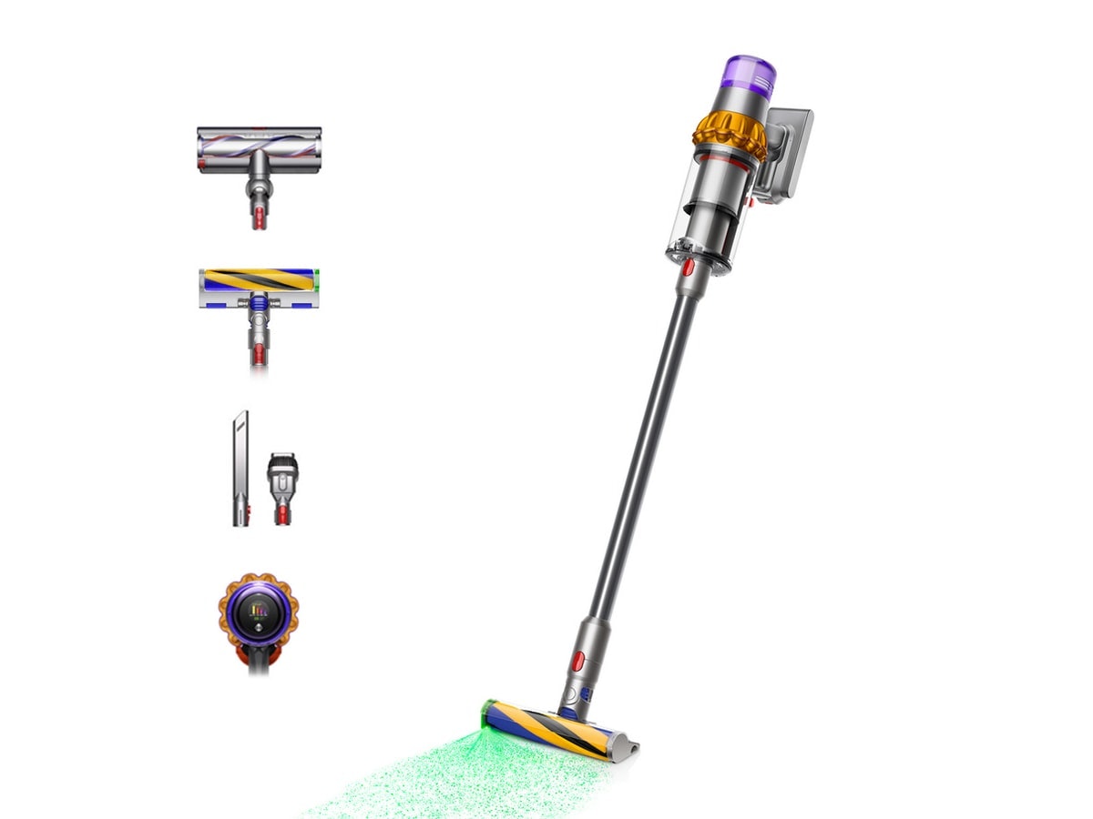 Dyson V15 Detect Absolute Sladdlös- Gul/Nickel