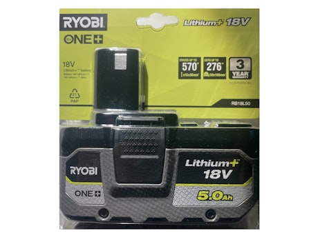 Ryobi One+ RB18L50 5.0 Ah Batteri